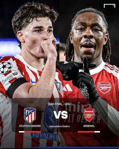Arsenal Held 1-1 by Atletico Madrid